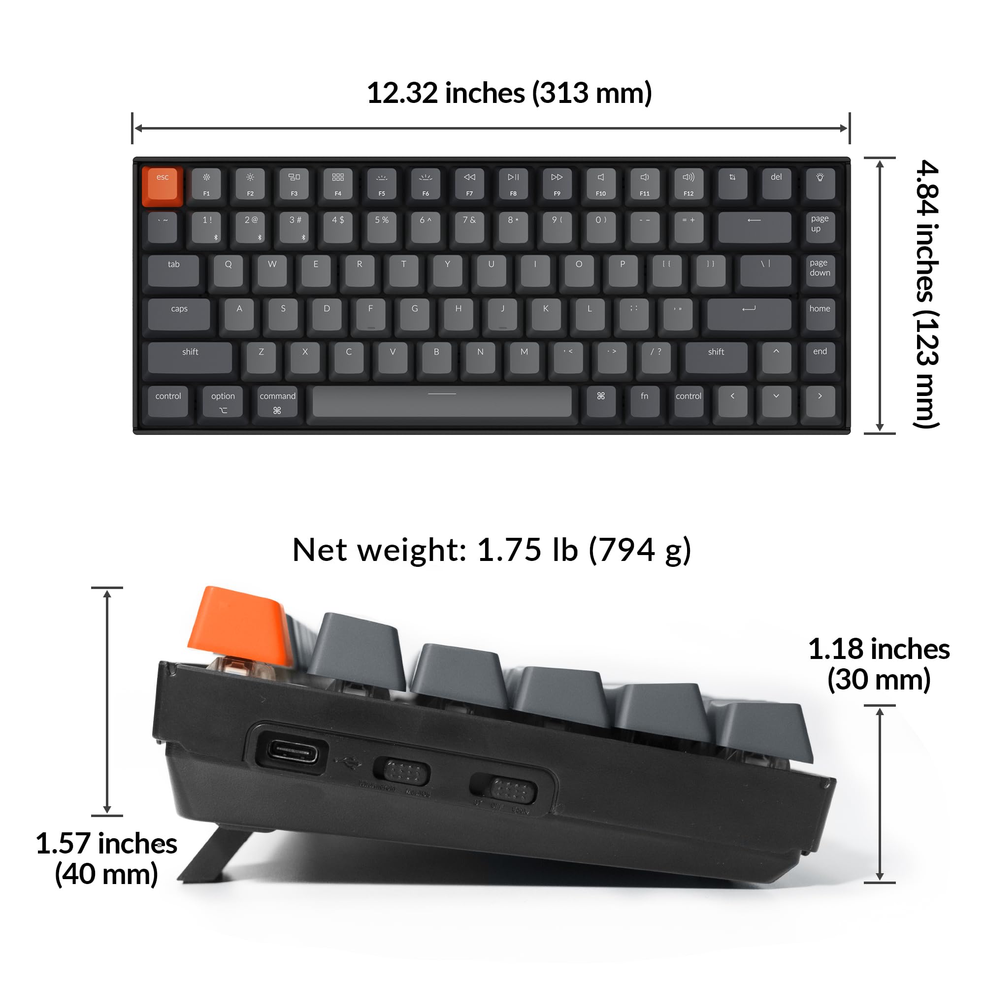 Foto 6 pulgar | Teclado Keychron K2 Con 75% De Distribución Bluetooth Wireless K Pro - Venta Internacional.