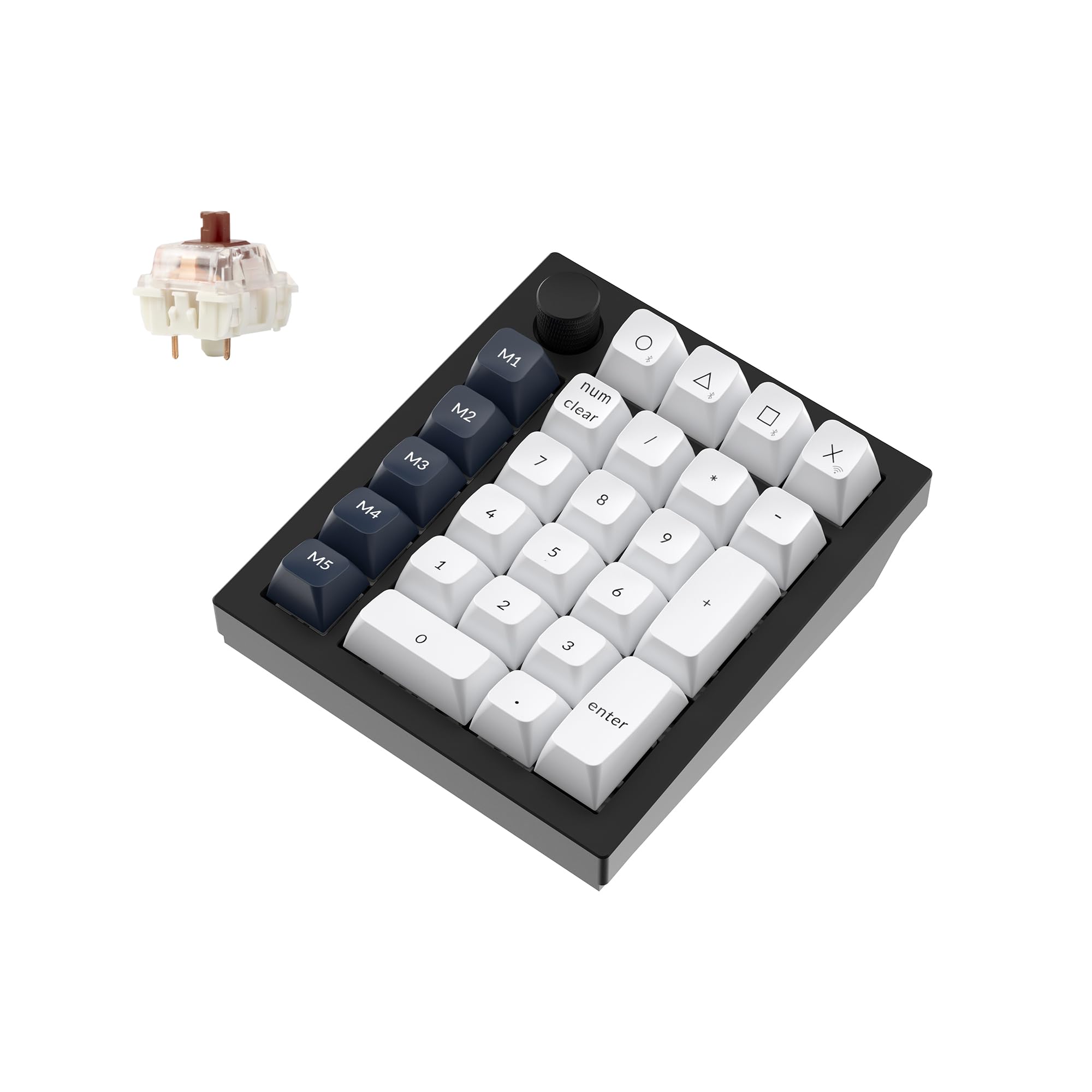 Teclado Numérico Mecánico Personalizado Q0 Max Inalámbrico Negro - Venta Internacional.