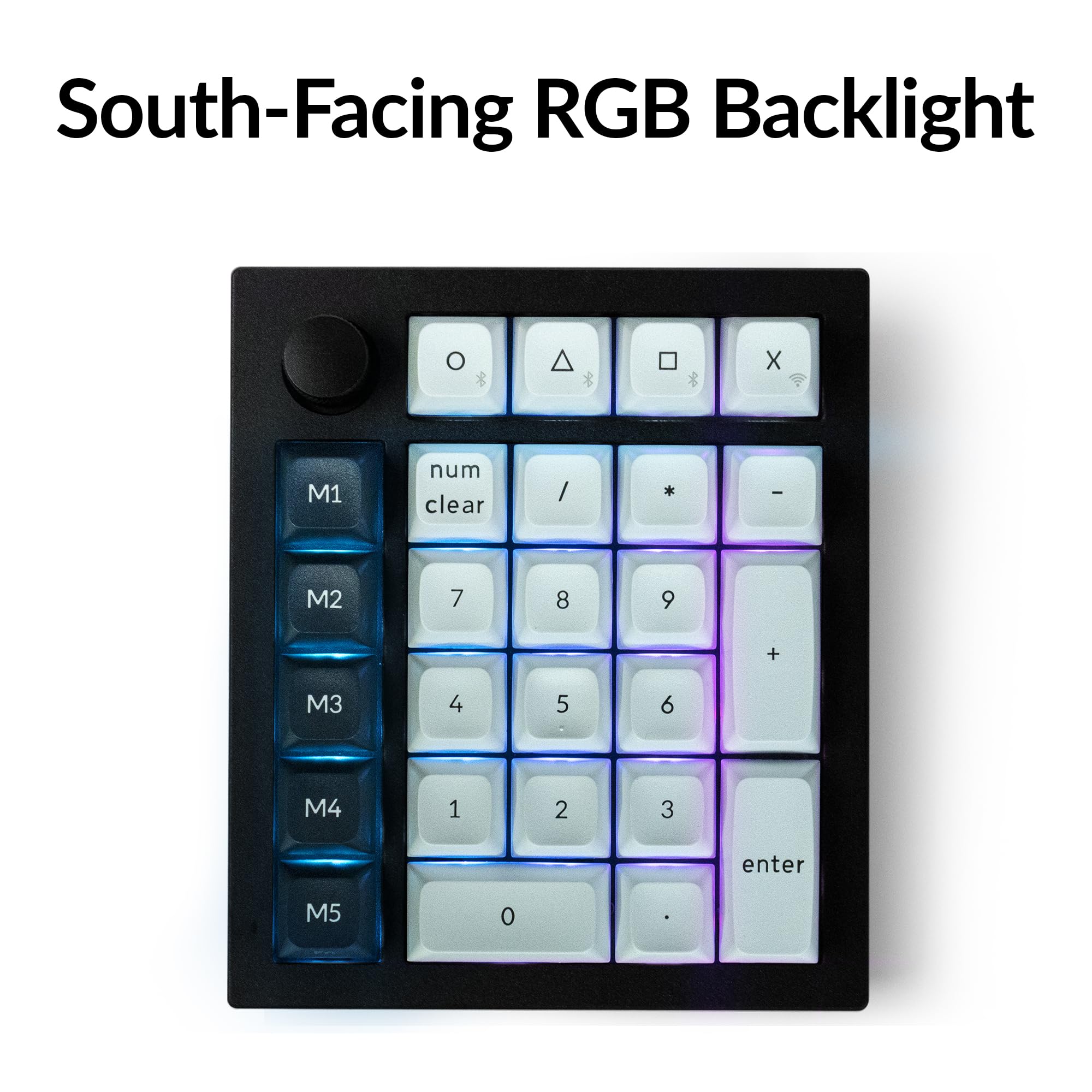 Foto 7 pulgar | Teclado Numérico Mecánico Personalizado Q0 Max Inalámbrico Negro - Venta Internacional.