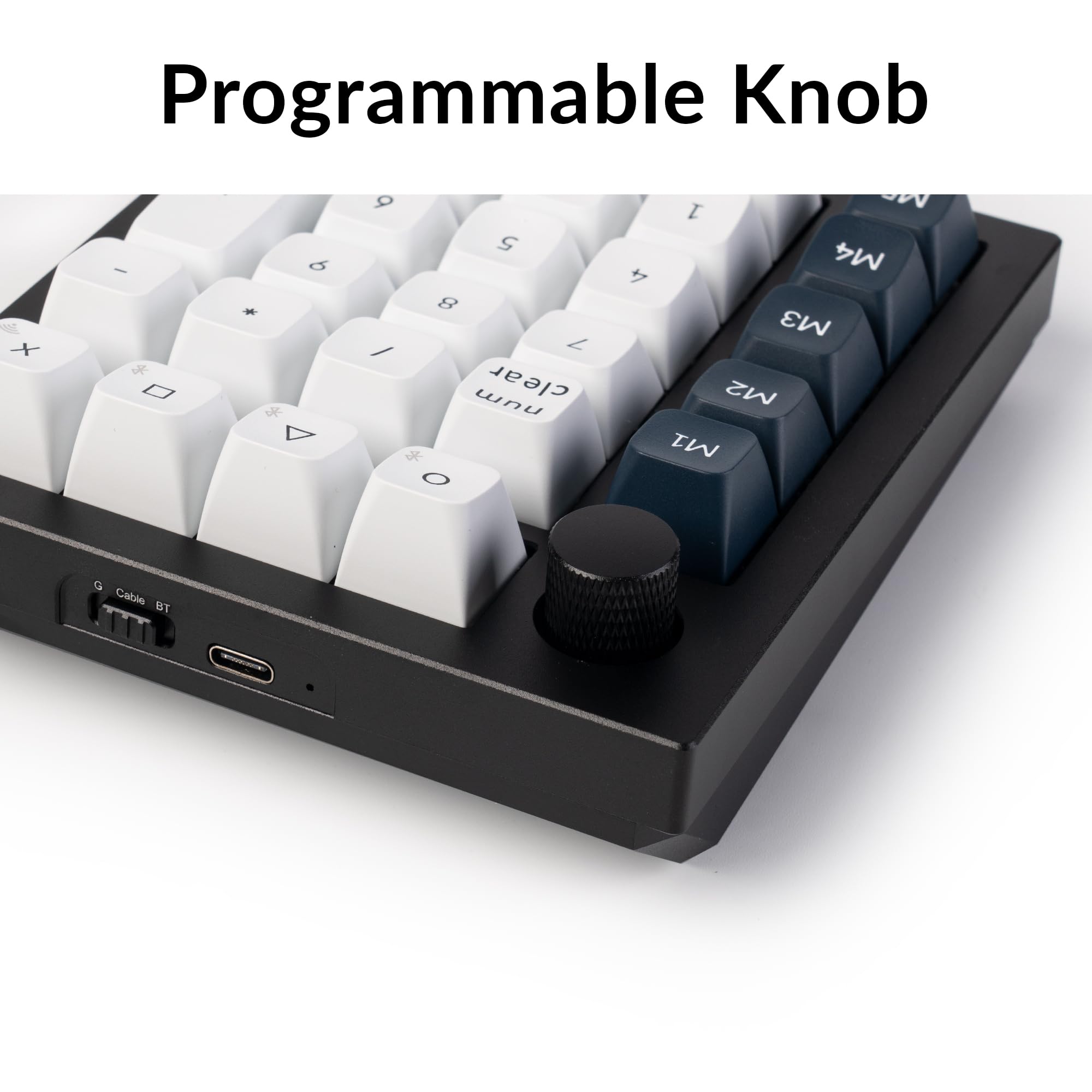 Foto 7 | Teclado Numérico Mecánico Personalizado Q0 Max Inalámbrico Negro - Venta Internacional.