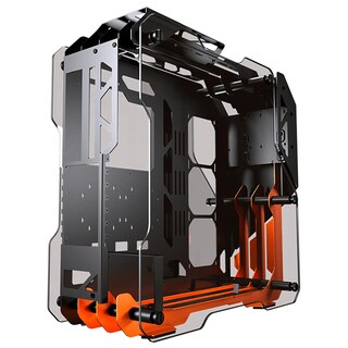 Foto 3 | Gabinete Gamer Cougar Blazer Cristal Templado color Negro/Anaranjado 385lmg0.0001