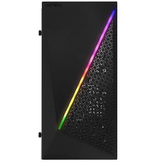 Foto 1 | Gabinete Acteck Kioto Gc460 Micro Atx Fuente 500w Acrilico Rgb Micro Torre Usb 3.0 Ac-933070 color Negro