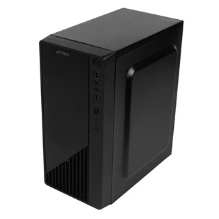 Foto 2 | Gabinete Acteck Kioto Gc220 Micro Atx Fuente 500w Acrilico Micro Torre Usb 2.0 Ac-933063 color Negro
