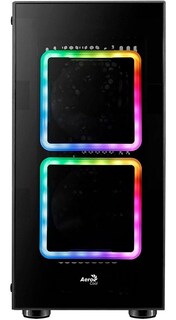 Foto 2 | Servidor Gamer Aerocool Tor Cristal Templado Atx Rgb Usb 3.0 3 Fans color Negro