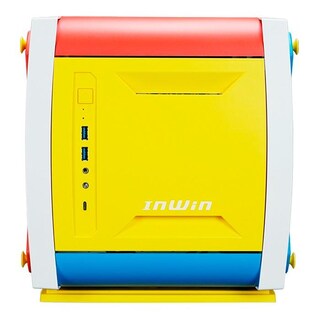 Foto 1 | Gabinete Gamer In Win Explorer Justice Mini Itx 3 Abanicos color Blanco con Cristal Templado