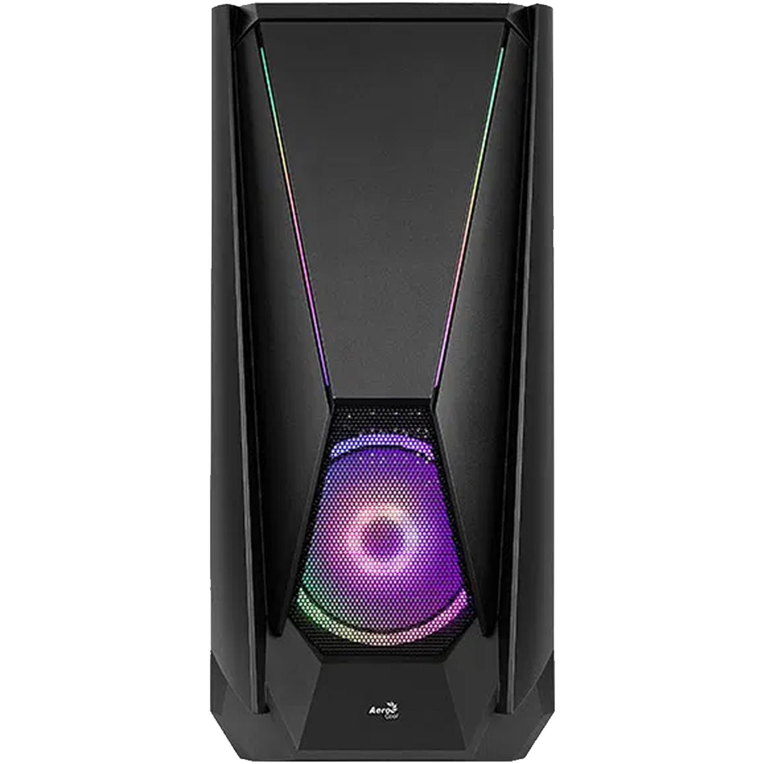 Foto 2 | Gabinete Gamer Aerocool Visor 2 Fan Argb Controladora Cristal Templado Eatx