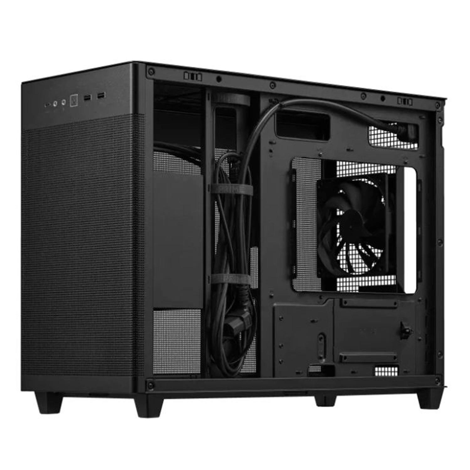 Foto 3 pulgar | Gabinete ASUS Prime AP201 USB 3.1 Tipo C Micro ATX AP201/WHT/Mesh Color Negro