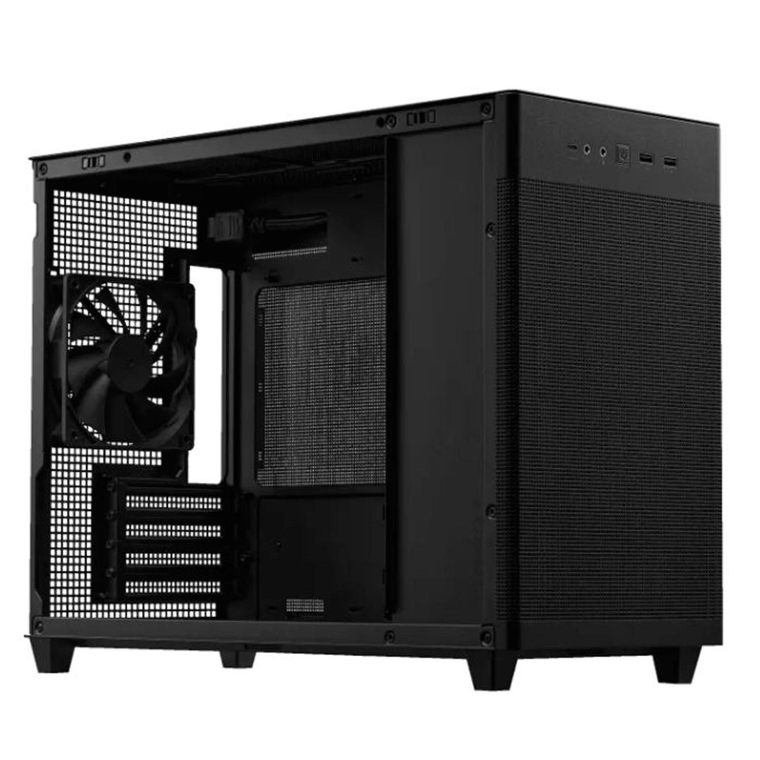 Foto 4 pulgar | Gabinete ASUS Prime AP201 USB 3.1 Tipo C Micro ATX AP201/WHT/Mesh Color Negro