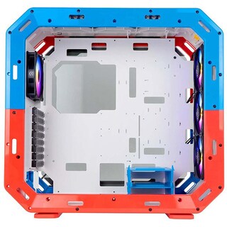 Foto 4 | Gabinete Gamer In Win Airforce Justice E-atx 4 Fan Color Blanco