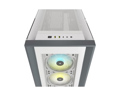Foto 3 | Gabinete Corsair Icue 5000x Rgb Atx Cristal Miditower Cc-9011213-ww-blanco