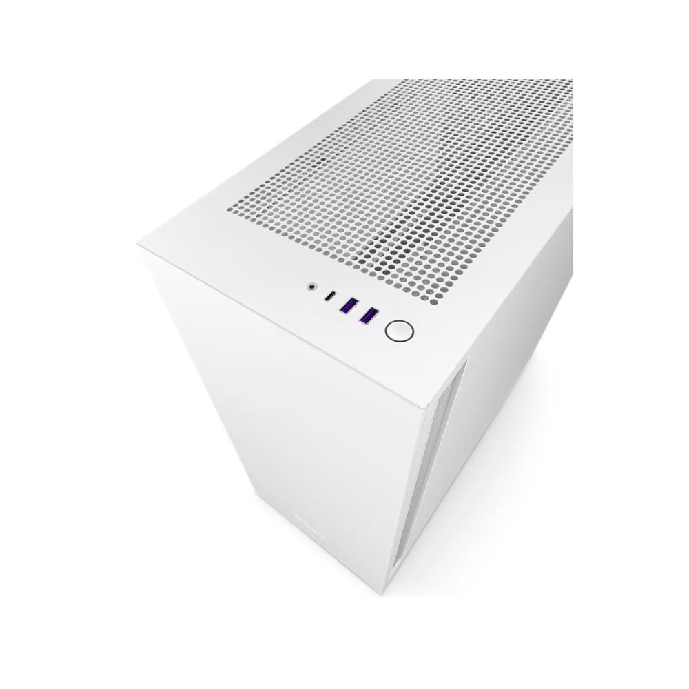 Foto 5 | Gabinete Gamer Nzxt Cristal Templado Fan Blanco Cm-h71bw-01 Color Blanco