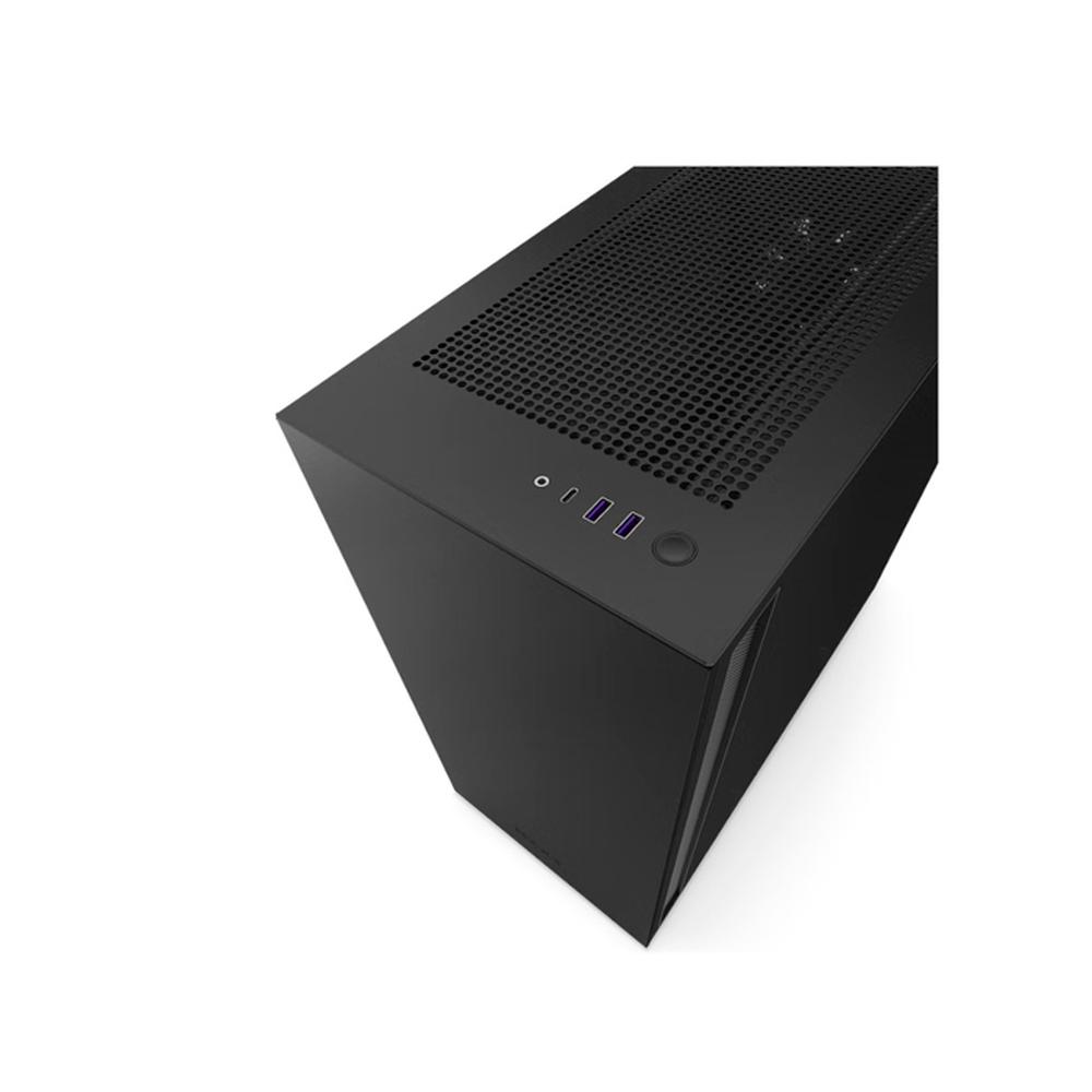 Foto 6 pulgar | Gabinete Gamer NZXT ATX Media Torre 2 Fan CM-H71BB-01 color Negro