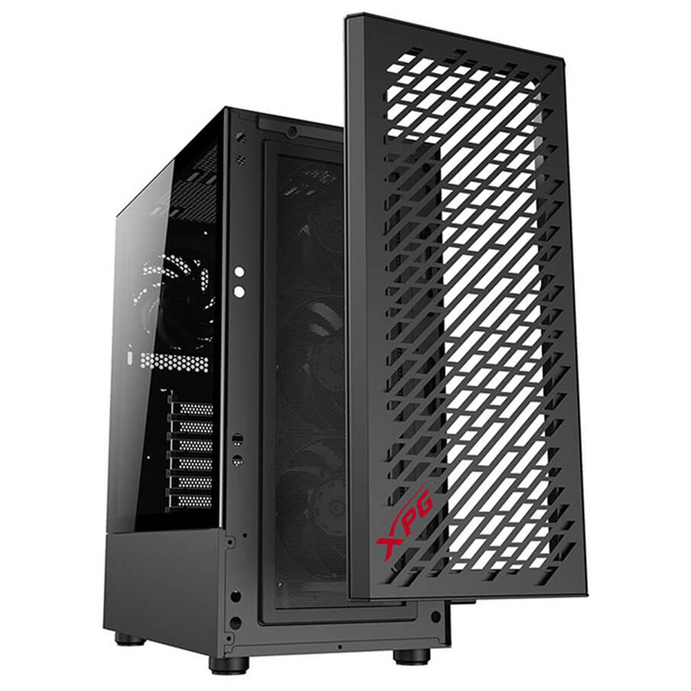 Foto 6 pulgar | Gabinete Gamer XPG Valor Air Cristal Templado MT Chassis color Negro