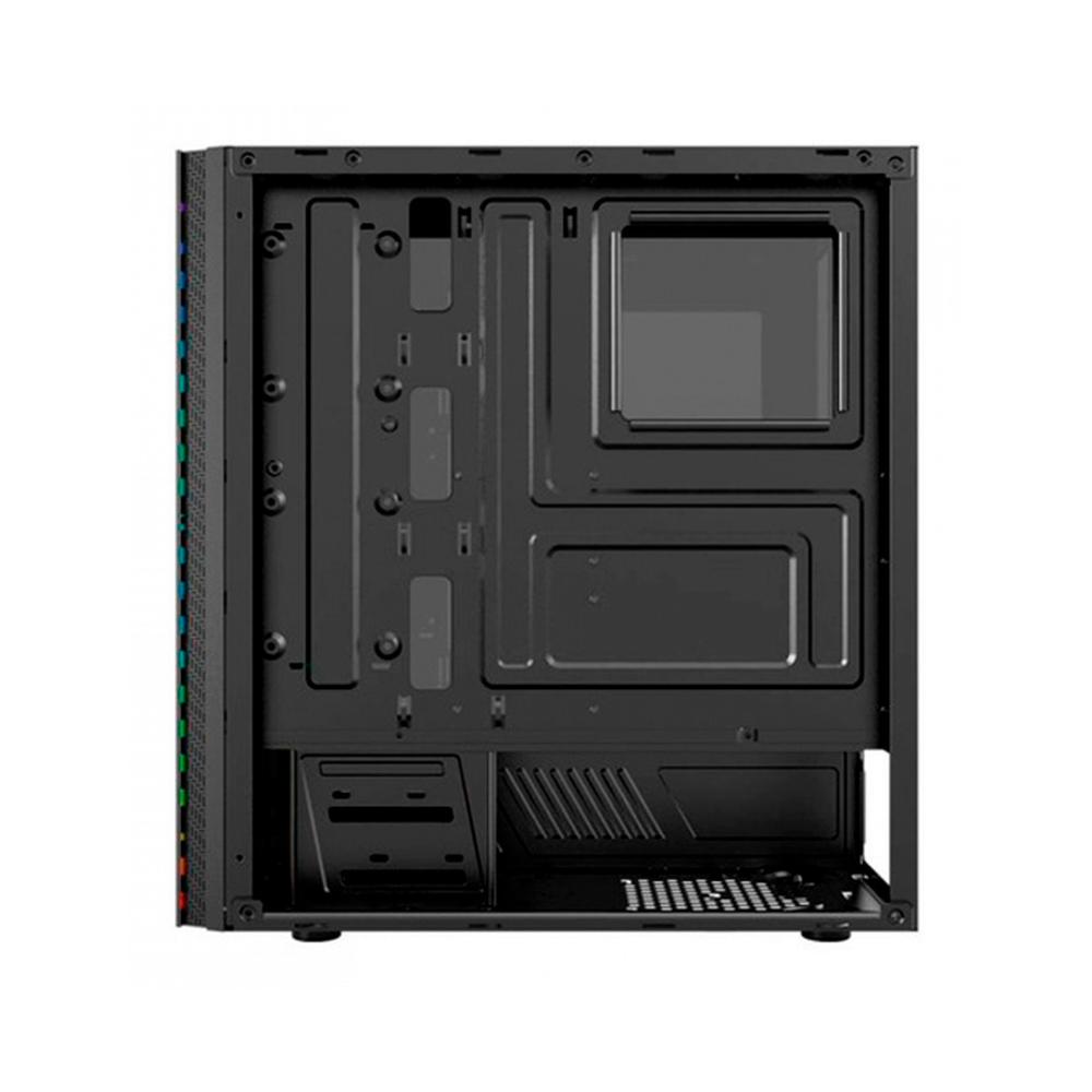 Foto 3 pulgar | Gabinete Gamer Xzeal XZ135 ATX Cristal Templado RGB 3 Ventiladores color Negro