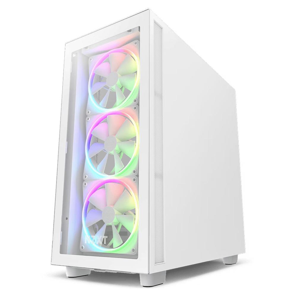 Foto 7 pulgar | Gabinete NZXT H7 Elite color Blanco ATX S/Fuente Cristal USB 3.2 TIPOC CM-H71EW-01