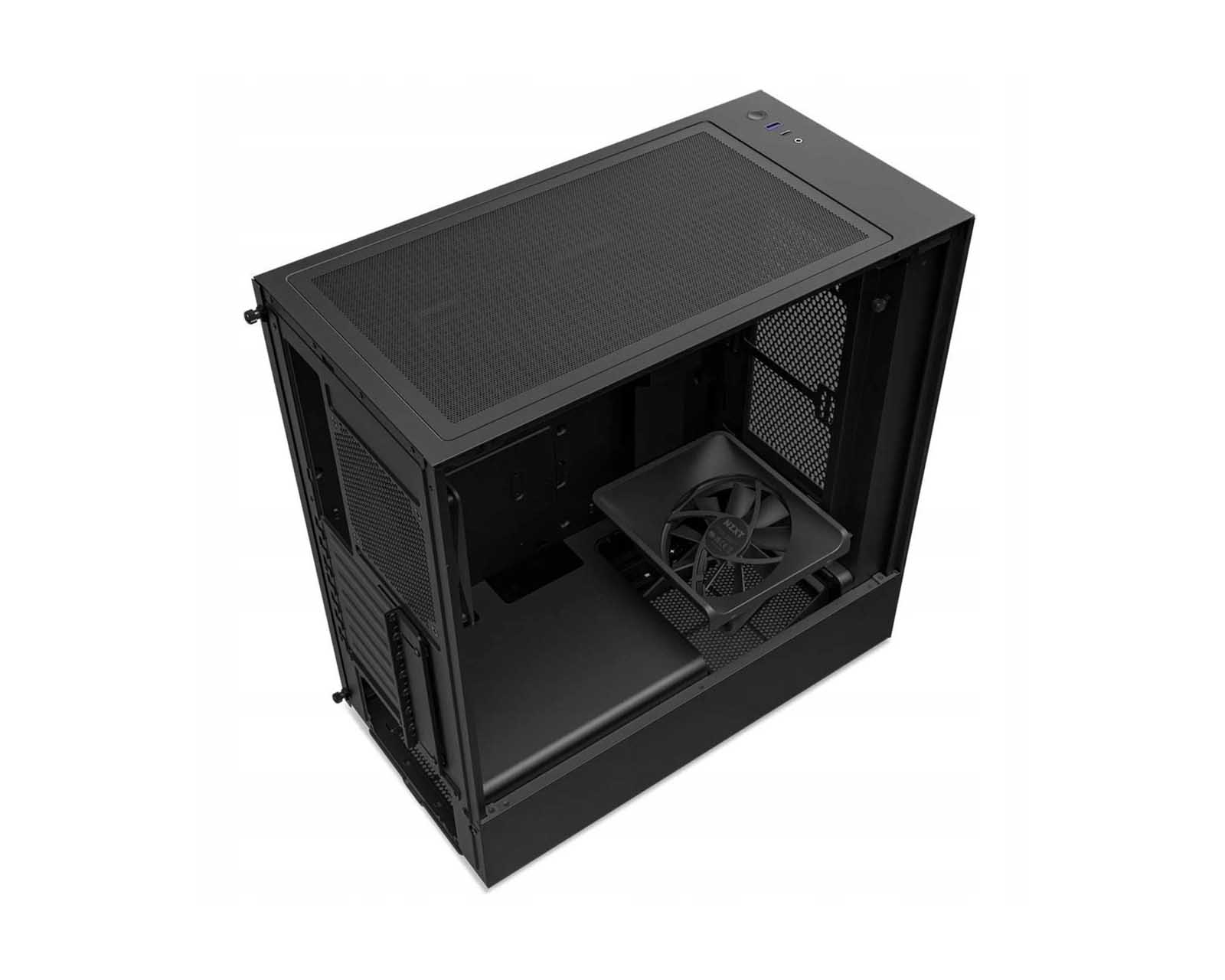 Foto 4 pulgar | Gabinete Nzxt H5 Flow Compact Atx S-fuente Cristal Cc-h51fb-01