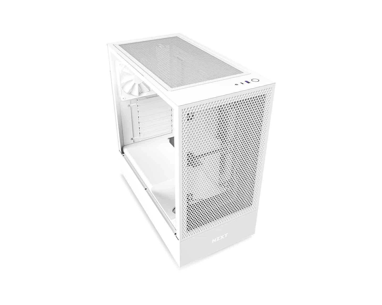 Foto 4 pulgar | Gabinete Nzxt H5 Flow Compact S-fuente Cristal Cc-h51fw - color Blanco
