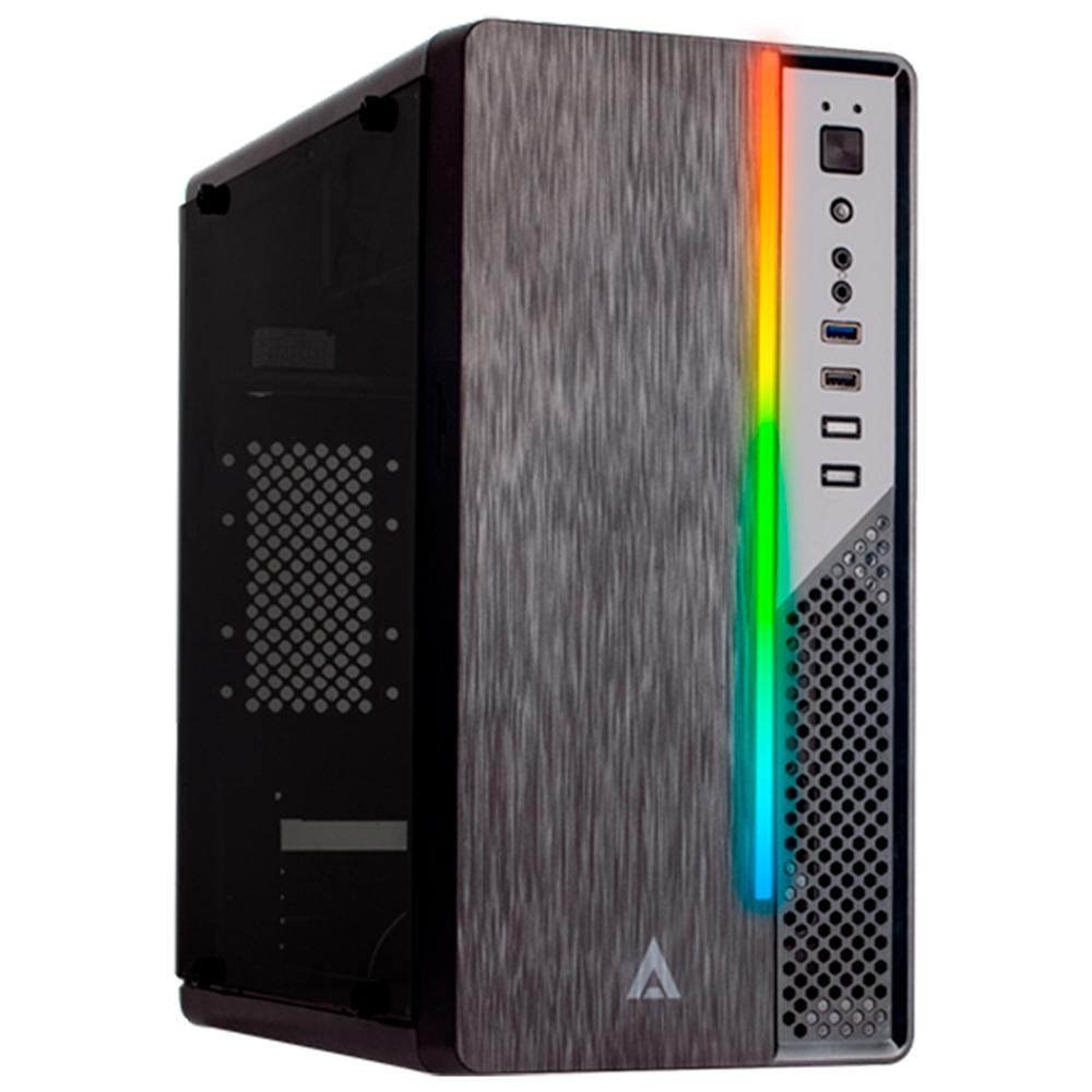 Foto 3 pulgar | Gabinete Gamer Acteck AC-929547-V2 color Negro Ultron X600 Micro ATX Fuente 500 W RGB Acrílico