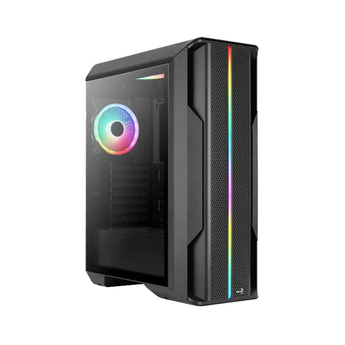 Foto 1 | Gabinete Gamer Aerocool Splinter Duo G Negro V1 Argb Atx