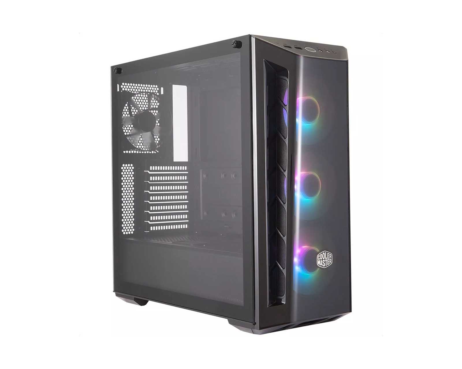 Foto 2 pulgar | Gabinete Cooler Master Masterbox Mb520 Argb con Ventana Midi-tower USB 3.2 Sin Fuente color Negro