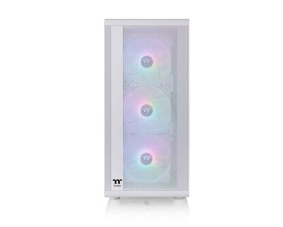 Foto 2 | Gabinete Thermaltake S200 Tg Argb Snow Con Ventana, Sin Fuente, 3 Ventiladores Instalados Argb, Blanco