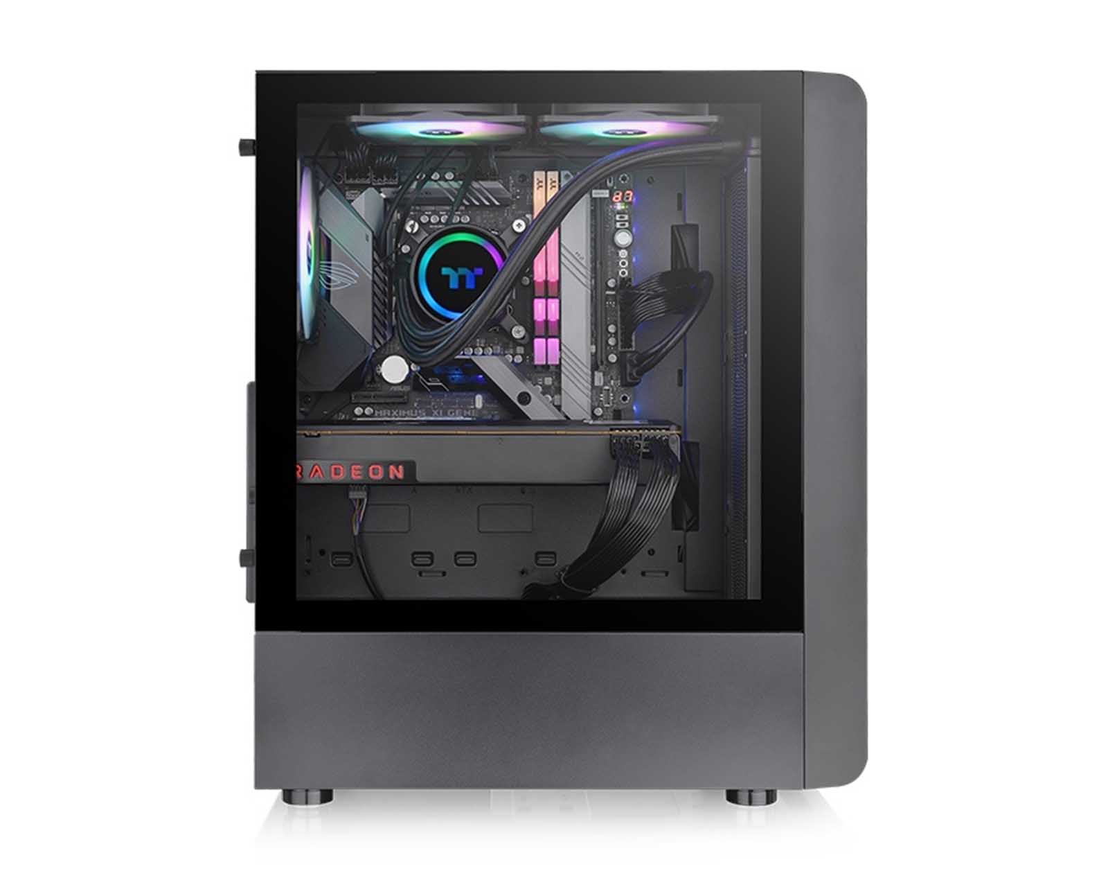 Foto 3 pulgar | Gabinete Thermaltake S200 Tg Argb Con Ventana, Midi-tower, Atx/micro Atx/mini-itx, Usb 3.0, Sin Fuente, 3 Ventil