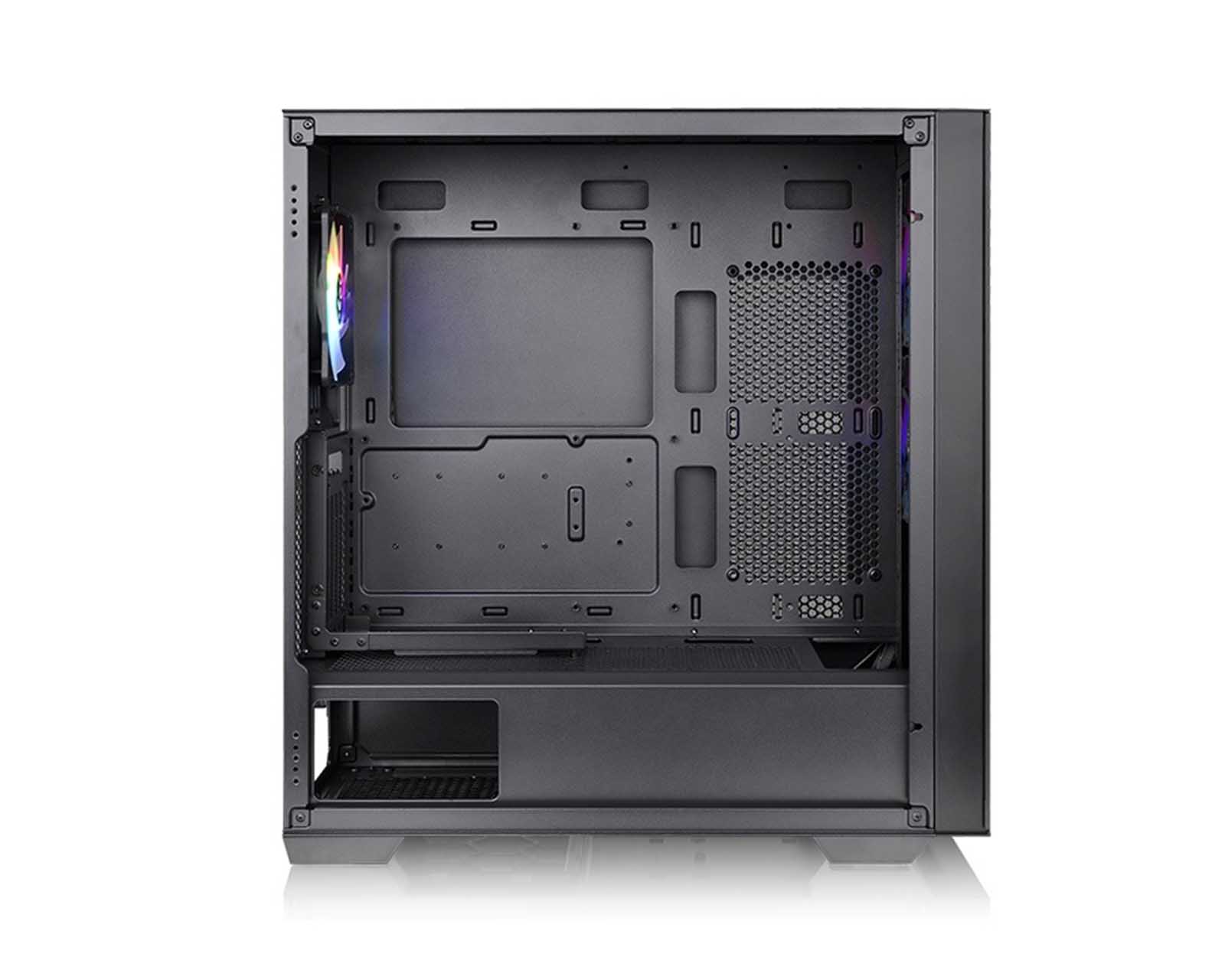 Foto 3 pulgar | Gabinete Thermaltake Divider 370 Tg Argb Con Ventana, Sin Fuente, 3 Ventiladores Argb Instalados, Negro