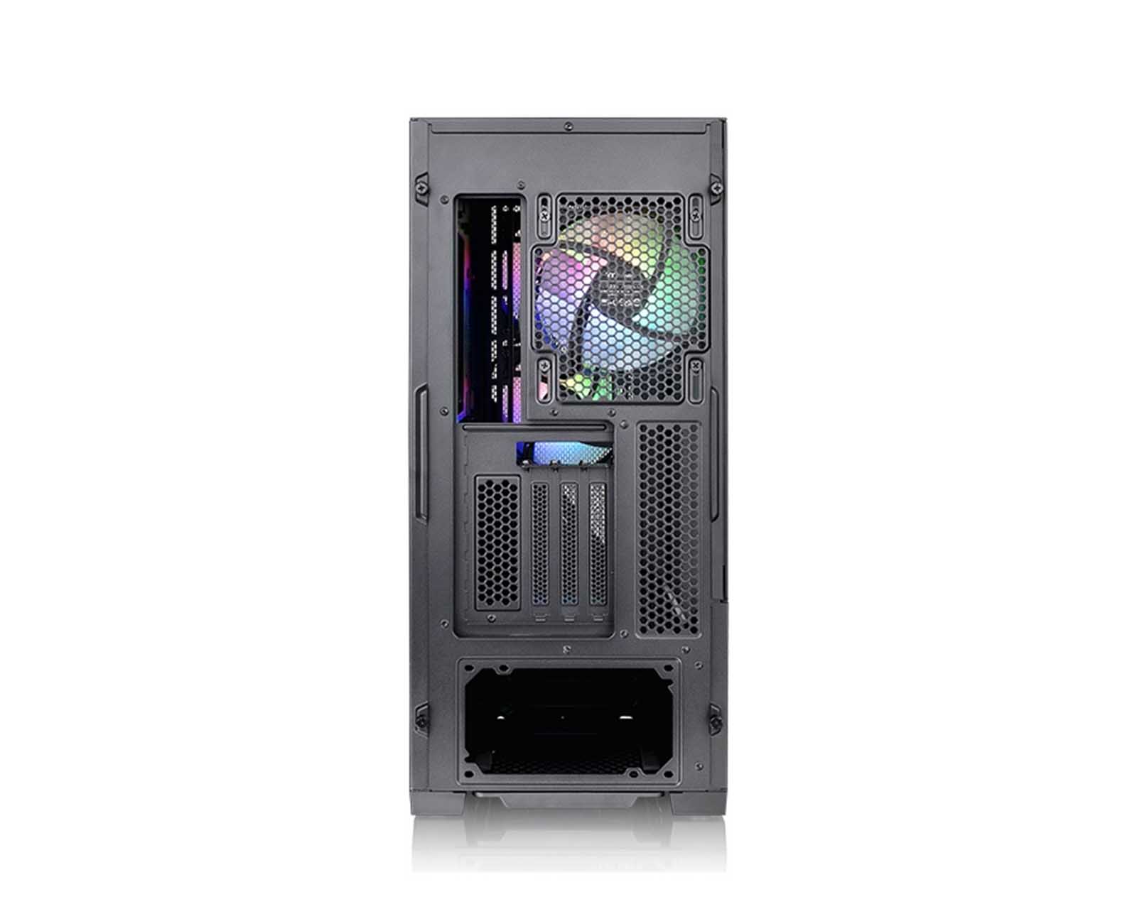 Foto 4 pulgar | Gabinete Thermaltake Divider 370 Tg Argb Con Ventana, Sin Fuente, 3 Ventiladores Argb Instalados, Negro