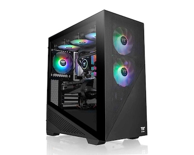 Foto 5 | Gabinete Thermaltake Divider 370 Tg Argb Con Ventana, Sin Fuente, 3 Ventiladores Argb Instalados, Negro
