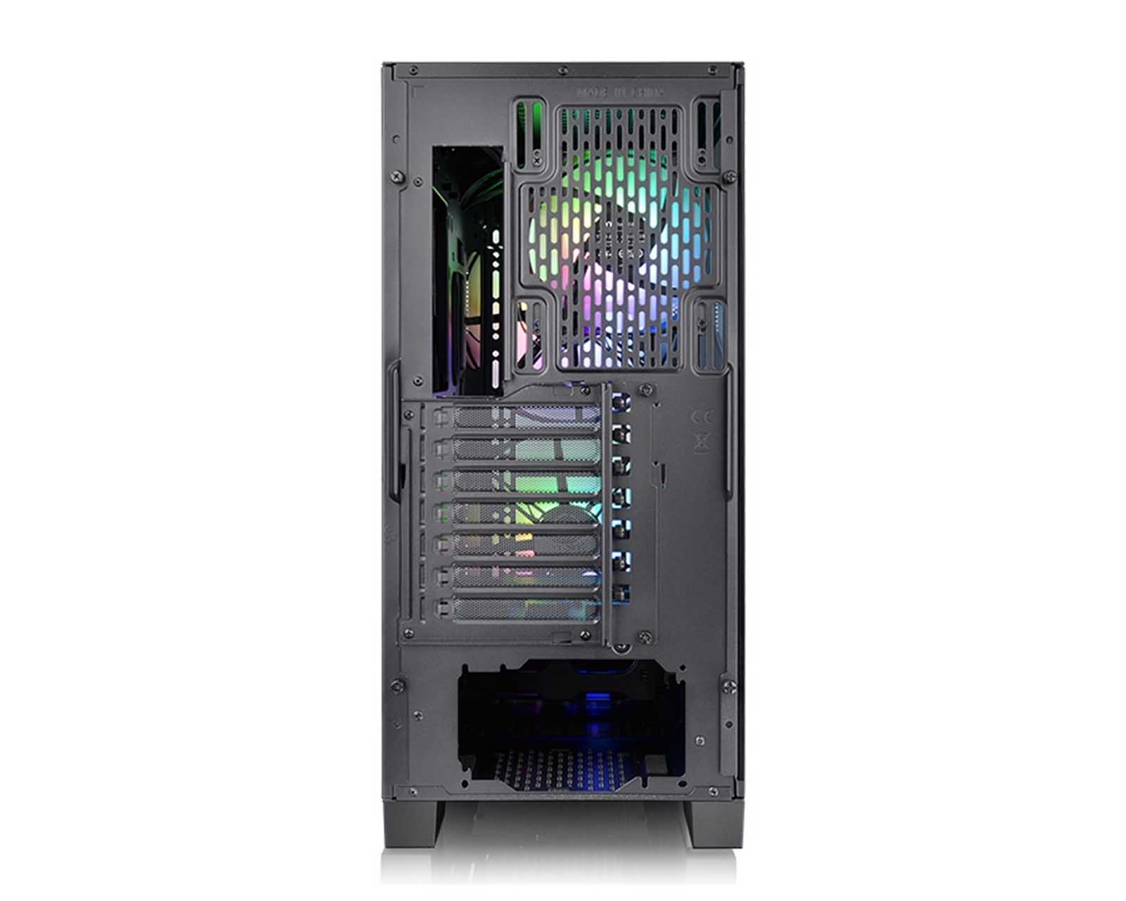 Foto 4 pulgar | Gabinete Thermaltake View 300 Mx Snow / Atx/e-atx/micro Atx/mini-itx, Usb 3.0, Sin Fuente, 3 Ventiladores Argb, Negro