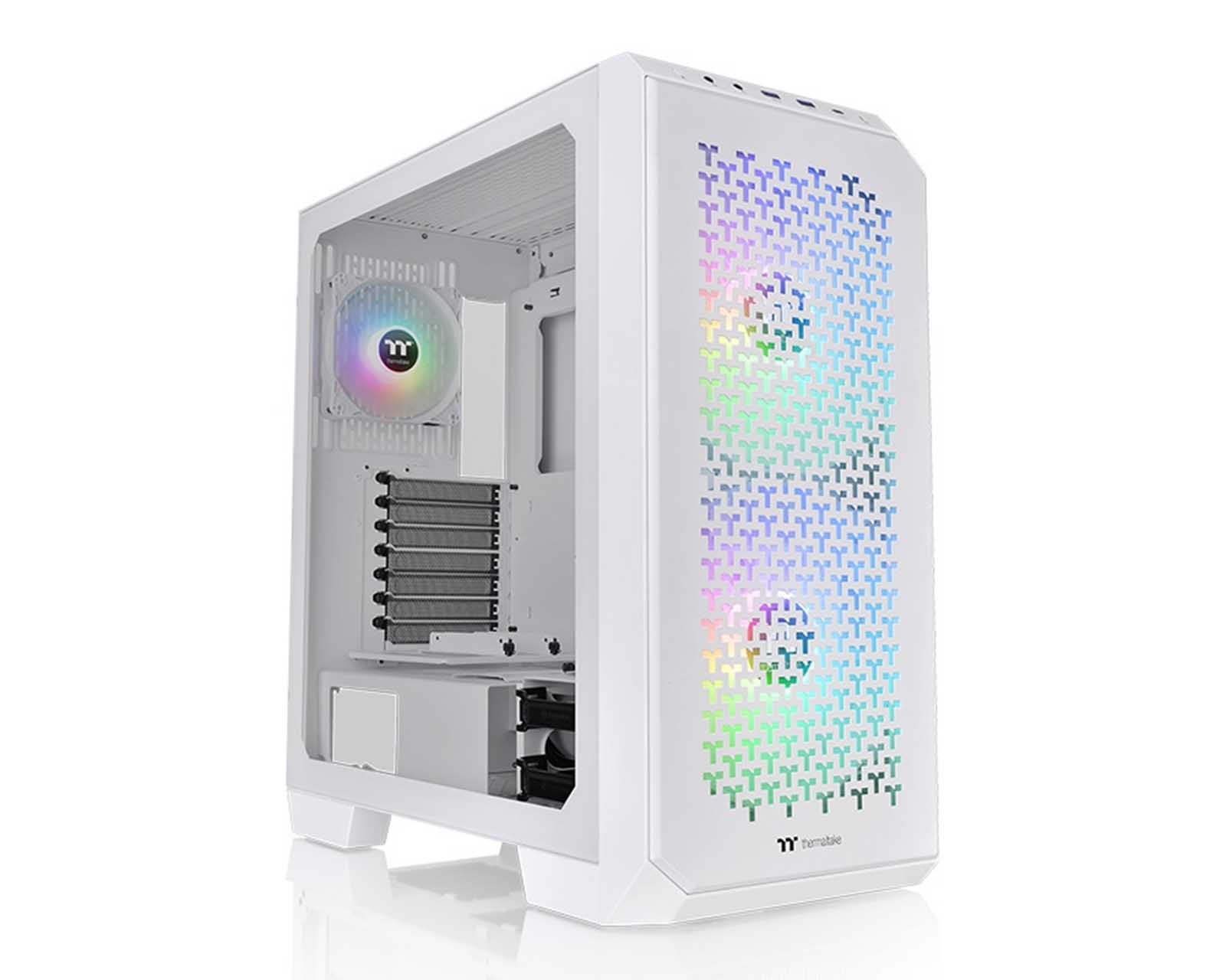 Foto 2 pulgar | Gabinete Thermaltake View 300 Mx Snow / Atx/e-atx/micro Atx/mini-itx, Usb 3.0, Sin Fuente, 3 Ventiladores Argb, Blanco