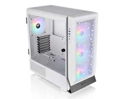 Foto 1 | Gabinete Thermaltake Ceres 500 Tg Argb Snow Con Ventana, Sin Fuente, 4 Ventiladores Instalados Argb, Blanco