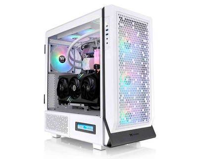 Foto 6 | Gabinete Thermaltake Ceres 500 Tg Argb Snow Con Ventana, Sin Fuente, 4 Ventiladores Instalados Argb, Blanco