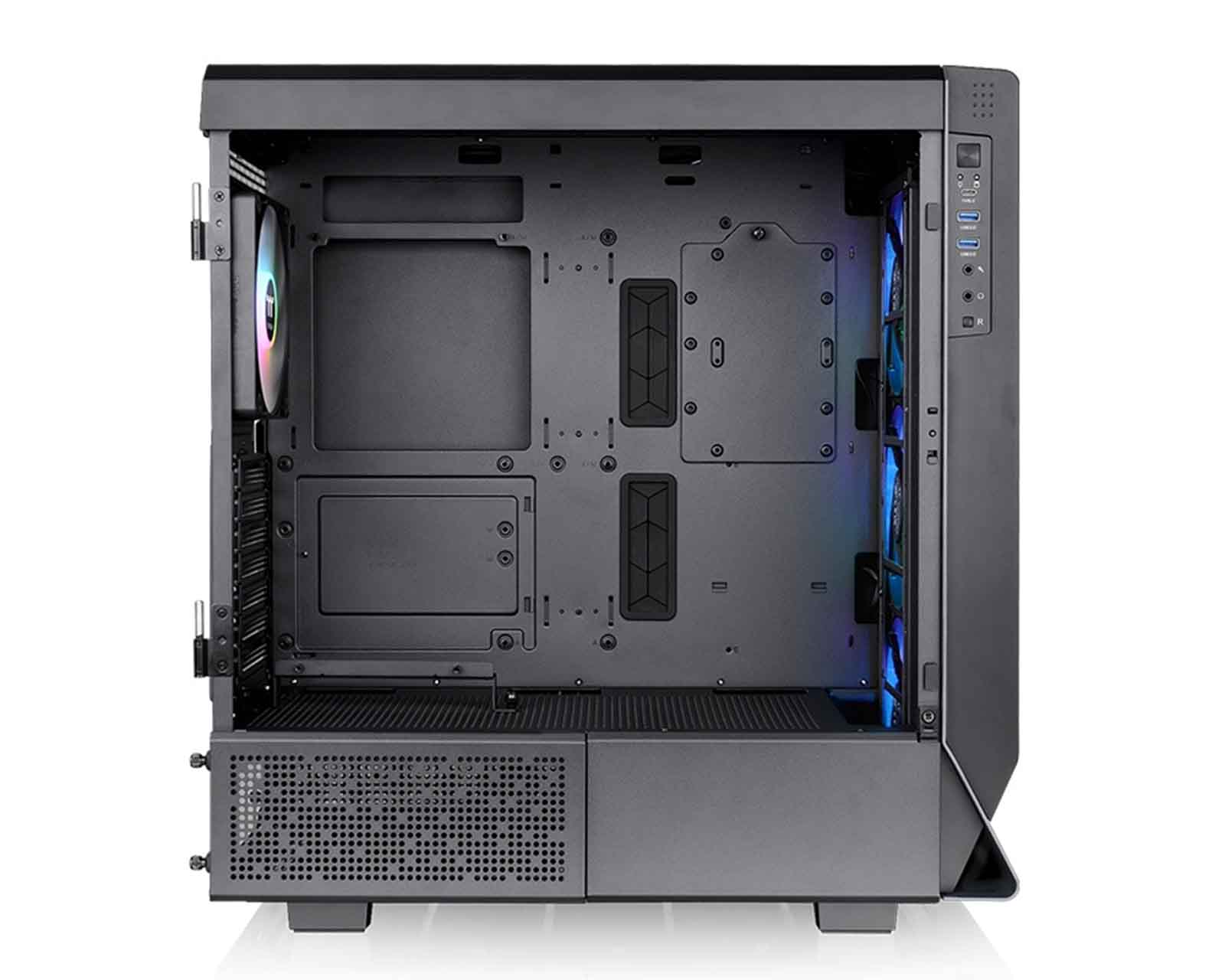 Foto 4 pulgar | Gabinete Thermaltake Ceres 500 Tg Argb Con Ventana, Sin Fuente, 4 Ventiladores Instalados Argb, Negro