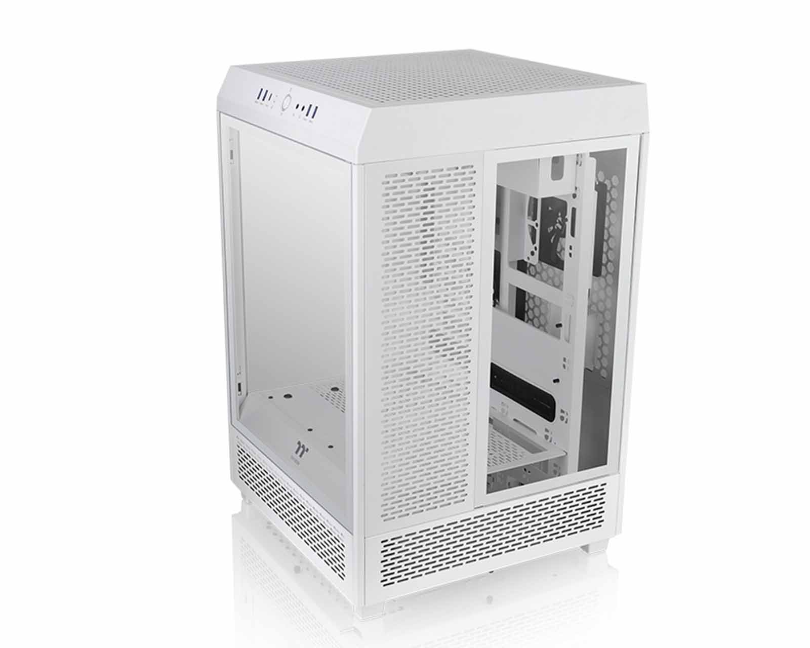 Foto 2 pulgar | Gabinete Thermaltake Tower 500 Snow Con Ventana, Sin Fuente, 2 Ventiladores Instalados, Blanco