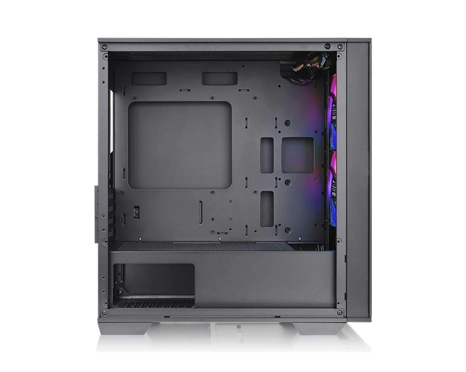 Foto 3 pulgar | Gabinete Thermaltake Divider 170 Tg Argb Con Ventana, Sin Fuente, 2 Ventiladores Argb Instalados, Negro