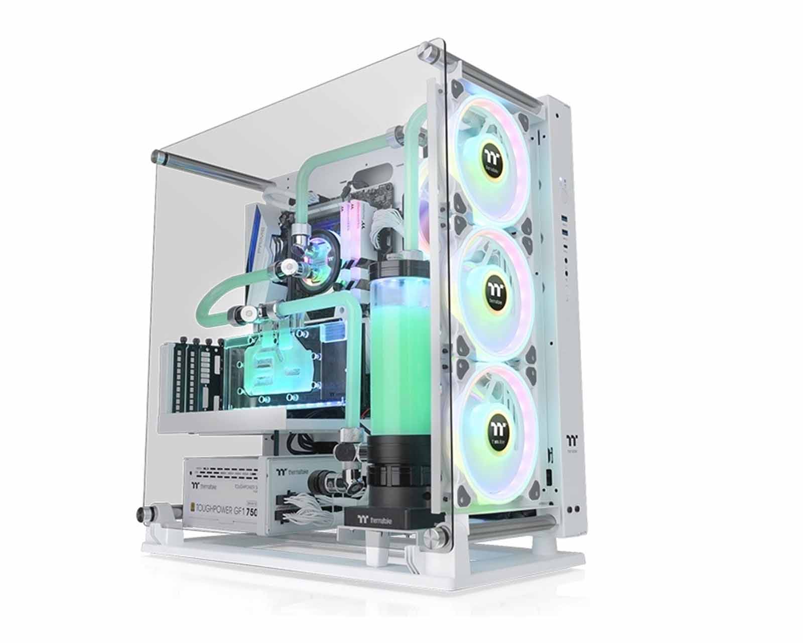 Foto 7 pulgar | Gabinete Thermaltake Core P3 Tg Pro Snow Con Ventana,sin Fuente, Sin Ventiladores Instalados, Blanco