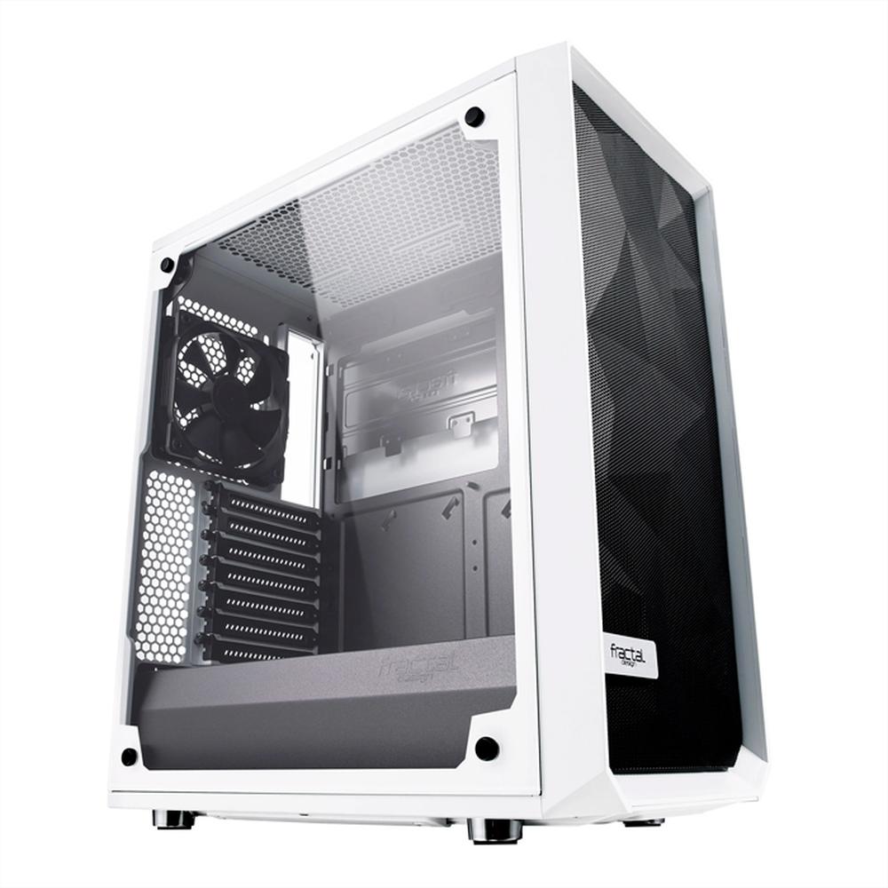 Gabinete Fractal Design Meshify Cristal Templado Atx Fd-ca-mesh-c-wt-tgc color Blanco