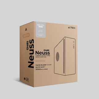 Foto 5 | Gabinete Acteck Neuss Gi485 Micro Atx Fuente 450w Micro Torre Ac-935159 color Blanco