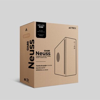 Foto 5 | Gabinete Acteck Neuss Gi480 Micro ATX Fuente 450 W Micro Torre Ac-935142 Negro