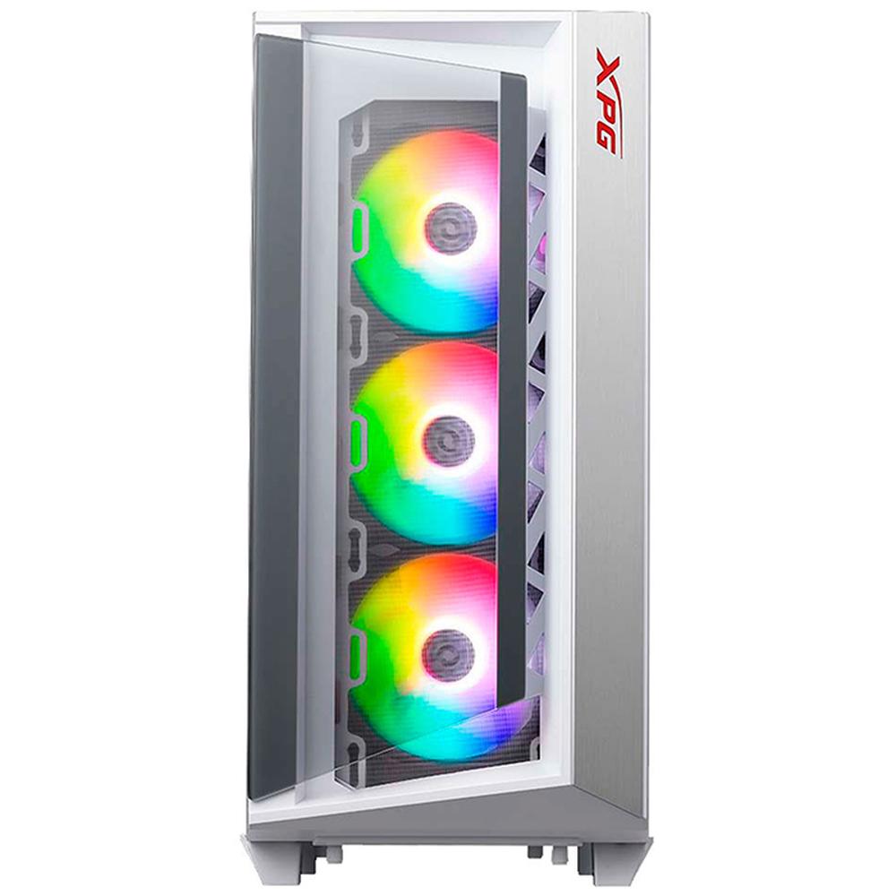 Foto 2 pulgar | Gabinete Gamer Xpg Cruiserst Cristal Templado Atx Media Torre color Blanco