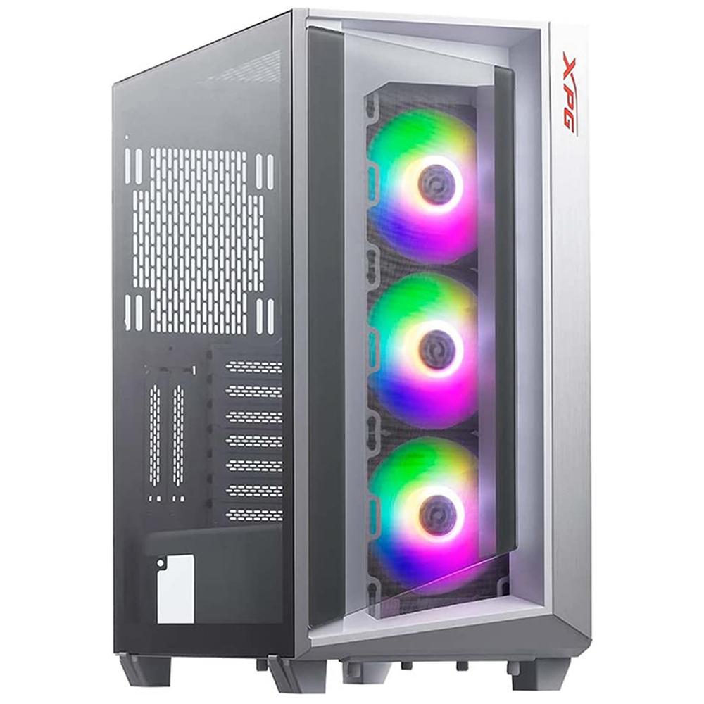 Foto 2 | Gabinete Gamer Xpg Cruiserst Cristal Templado Atx Media Torre color Blanco