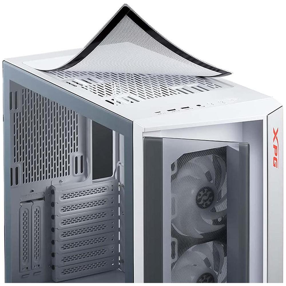 Foto 6 pulgar | Gabinete Gamer Xpg Cruiserst Cristal Templado Atx Media Torre color Blanco