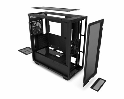 Foto 5 | Gabinete NZXT CM-H71FB-01 color Negro H7 Flow USB 3.0 Sin Fuente 2 Ventiladores Instalados
