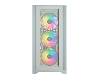 Foto 2 | Gabinete Corsair Icue 4000x Rgb 3 Ventiladores Rgb Incluidos Cristal Templado Sin Fuente color Blanco