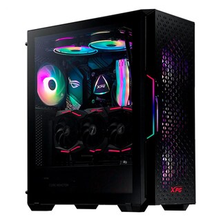 Foto 5 | Gabinete Gamer XPG STARKERAIR-BKCWW color Negro ATX ARGB Cristal Templado Negro