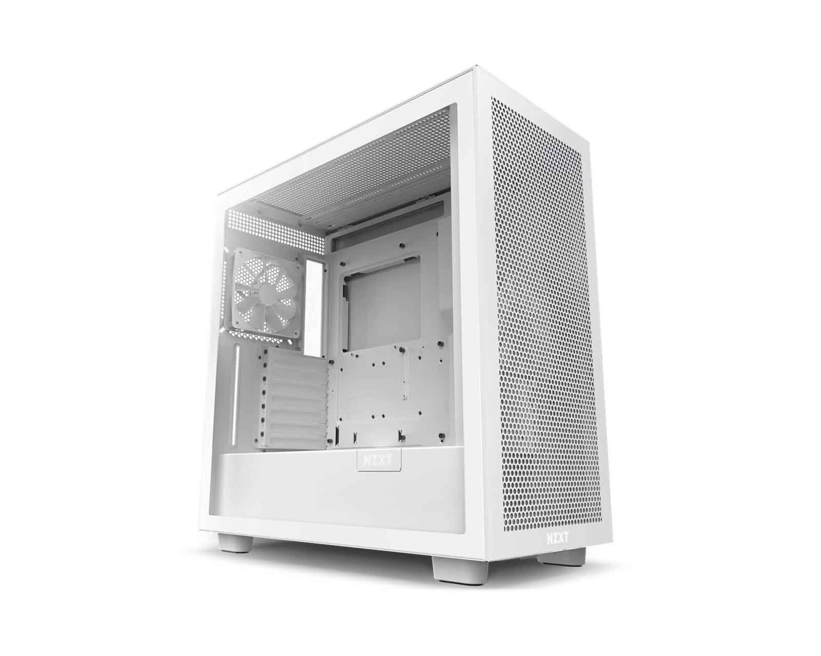 Foto 2 pulgar | Gabinete NZXT color Blanco H7 Flow con Ventana Midi-Tower Mini-itx/micro-atx/atx/eatx USB 3.0 sin Fuente