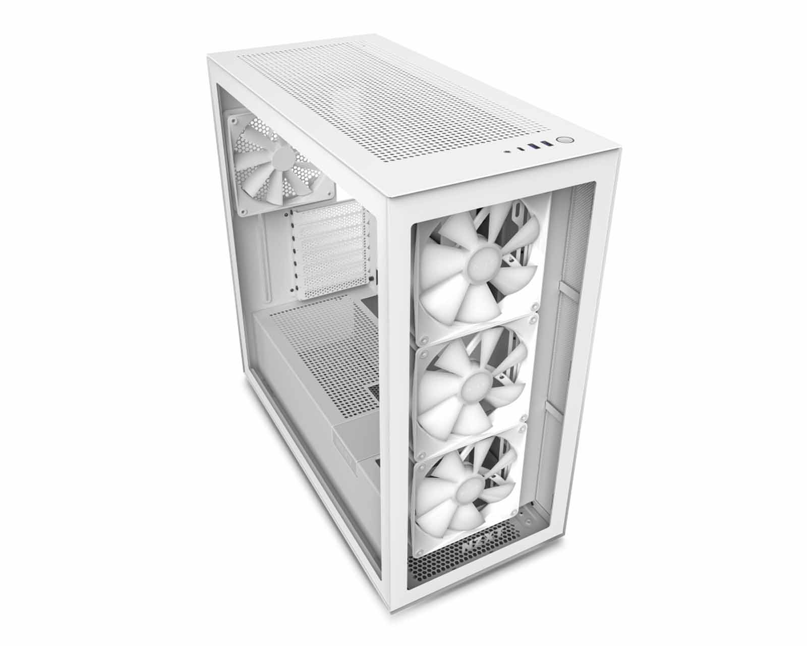 Foto 7 pulgar | Gabinete NZXT H7 CM-H71EW-02 Elite con Ventana RGB Midi-tower Mini-ITX/micro-ATX/ATX USB 3.1 sin Fuente 4 Ventiladores