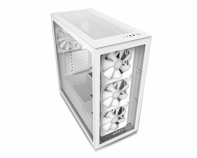 Foto 6 | Gabinete NZXT H7 CM-H71EW-02 Elite con Ventana RGB Midi-tower Mini-ITX/micro-ATX/ATX USB 3.1 sin Fuente 4 Ventiladores