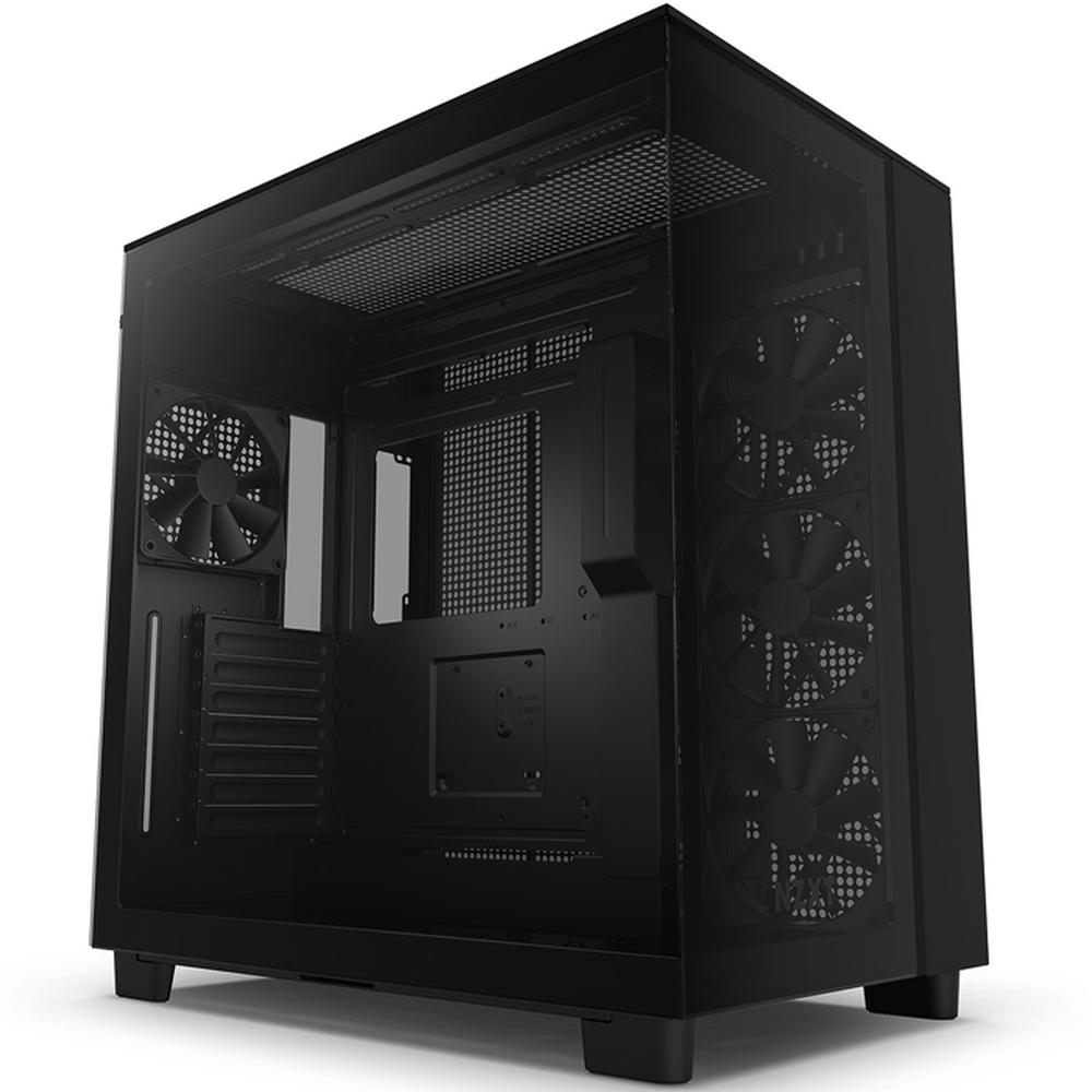 Foto 2 pulgar | Gabinete Gamer NZXT CM-H91FB-01 color Negro H9 Flow ATX 4 Fan Cristal Templado